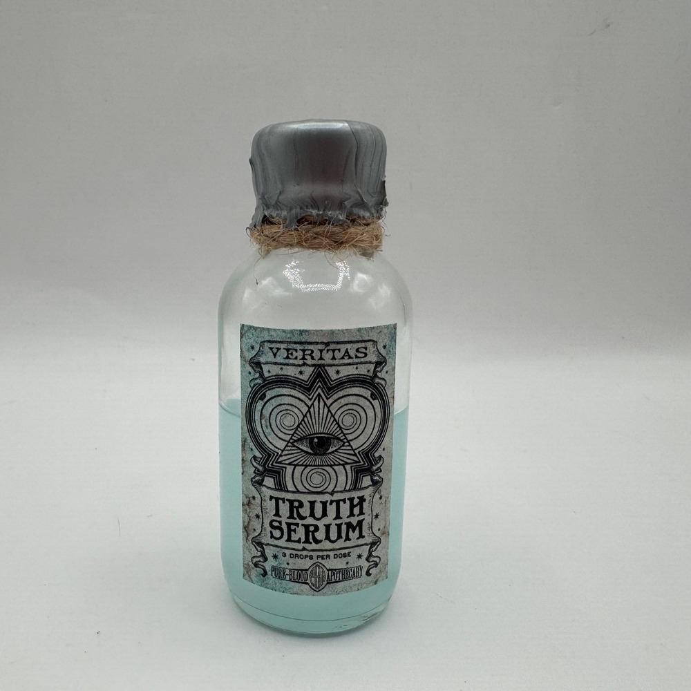 Pure-Blood Apothecary Veritas Truth Serum Potion Bottle Shimmer Harry Potter